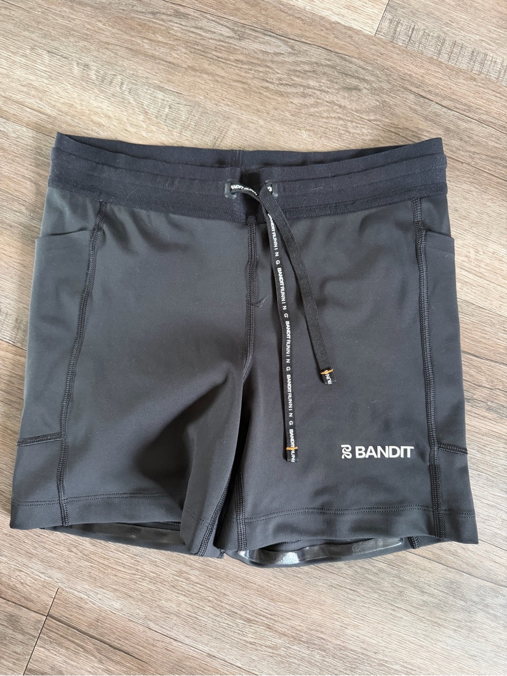 Bandit Black Athletic Drawstring Shorts